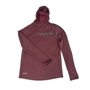 Russell Athletic Long-Sleeve Thumb Hole‎ Maroon Men's Hoodie Small